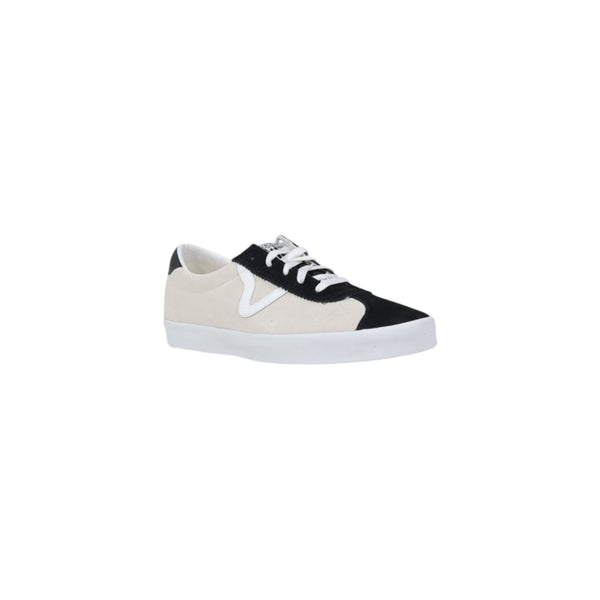 Sneaker aus schwarzem und weißem Wildleder