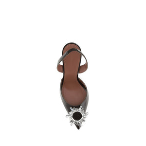 Braune Kalbshaut Bos Taurus High Heel Pumps