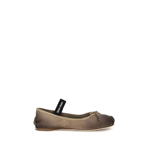 Braune Kalbsleder Bos Taurus Ballerinas