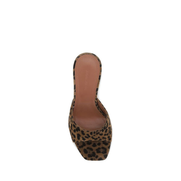 Braune Kalbsleder Bos Taurus Stilettosandalen
