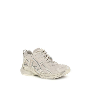 Beige Kalbshautleder Bos Taurus Sportschuhe