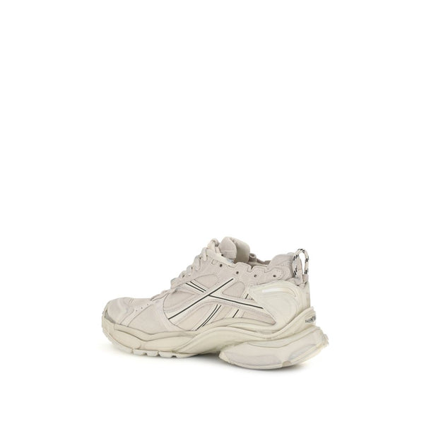 Beige Kalbshautleder Bos Taurus Sportschuhe