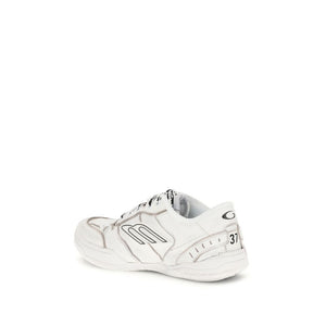 Weiße Kalbshaut Bos Taurus Sneaker
