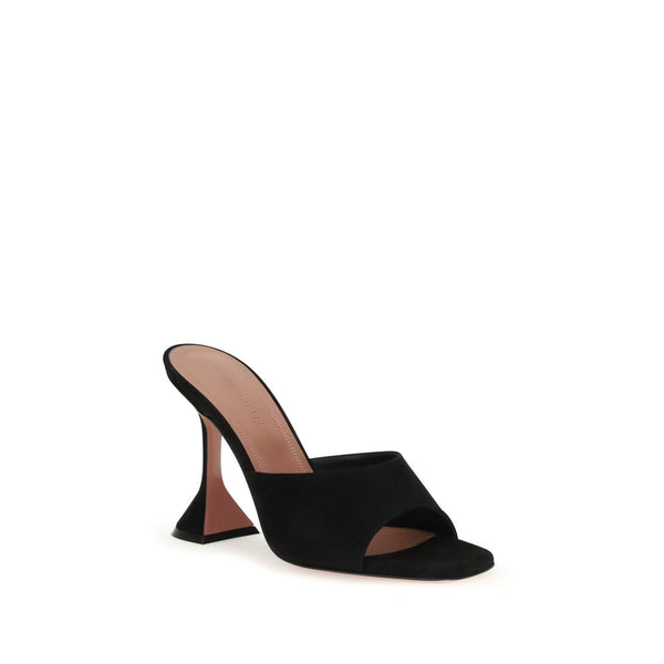 Schwarze Stilettosandalen aus Kalbsleder Bos Taurus