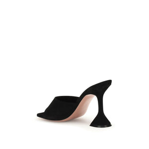 Schwarze Stilettosandalen aus Kalbsleder Bos Taurus