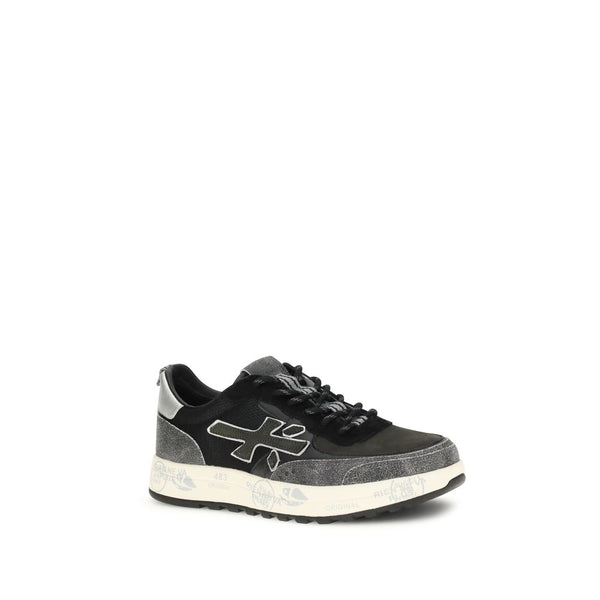 Bunte Sneaker aus Kalbshaut Bos Taurus