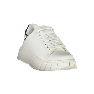 Weißer Polyester-Sneaker