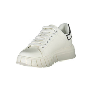 Weißer Polyester-Sneaker