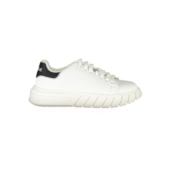 Weiße Polyester-Sneaker