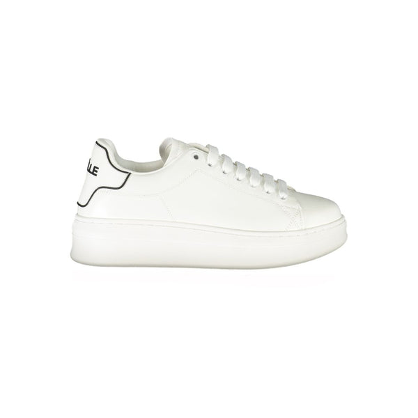 Weißer Sneaker aus Polyethylen