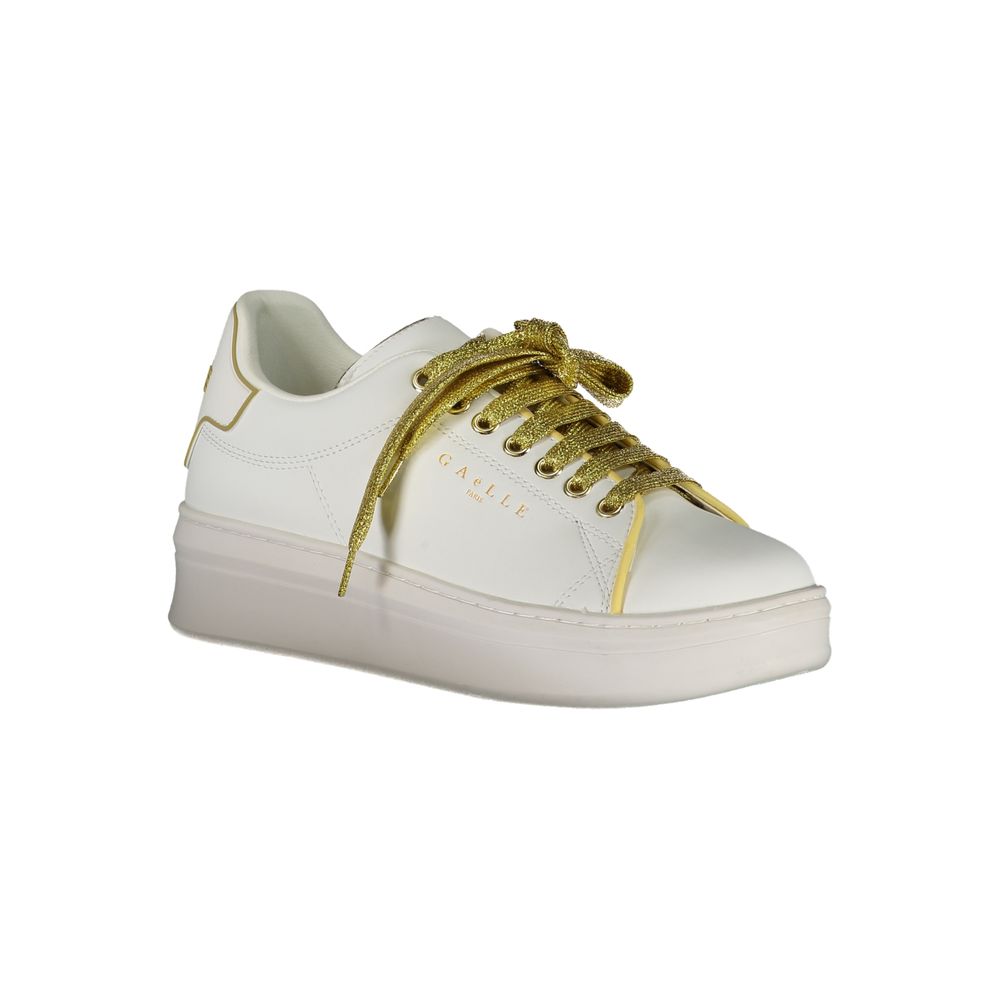 Weißer Polyethylen-Sneaker