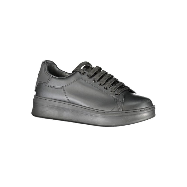 Schwarzer Sneaker aus Polyethylen