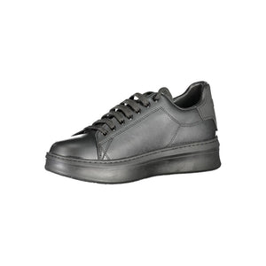Schwarzer Sneaker aus Polyethylen