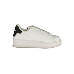 Weißer Sneaker aus Polyethylen