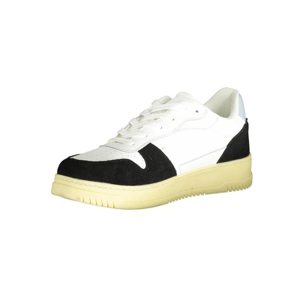 Weißer Polyester-Sneaker