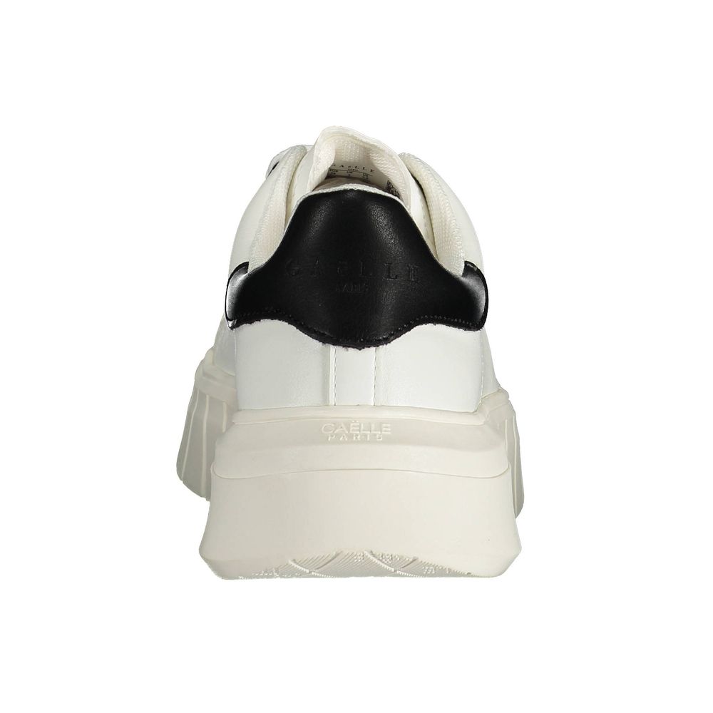 Weißer Sneaker aus Polyester
