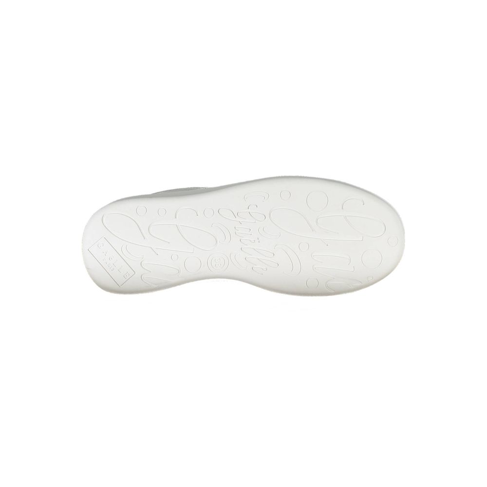Weißer Polyethylen-Sneaker