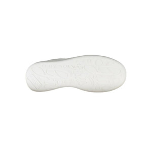 Weißer Polyethylen-Sneaker