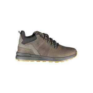 Brauner Polyester-Sneaker