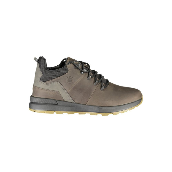 Brauner Polyester-Sneaker