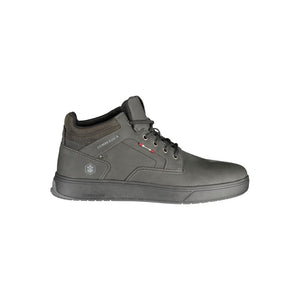 Schwarzer Polyester-Sneaker