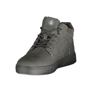 Schwarzer Polyester-Sneaker