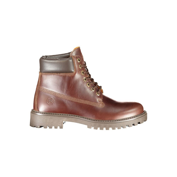 Brauner Polyester-Sneaker