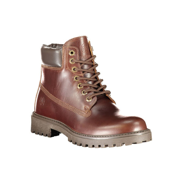 Brauner Polyester-Sneaker