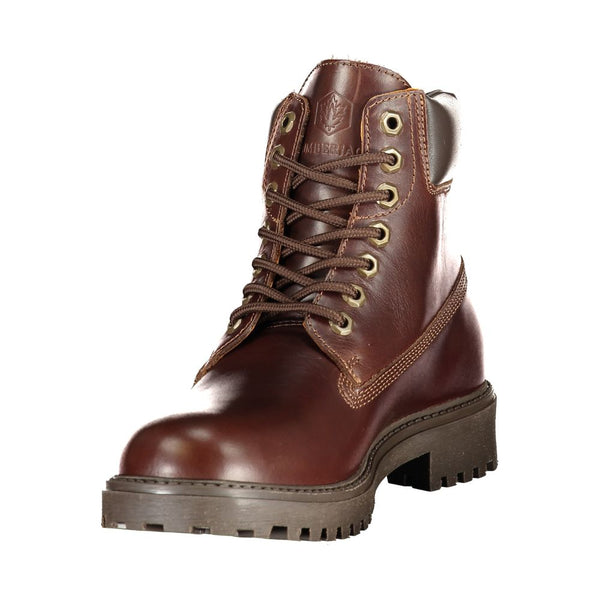 Brauner Polyester-Sneaker