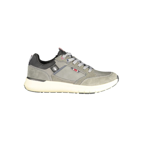 Grauer Polyester-Sneaker