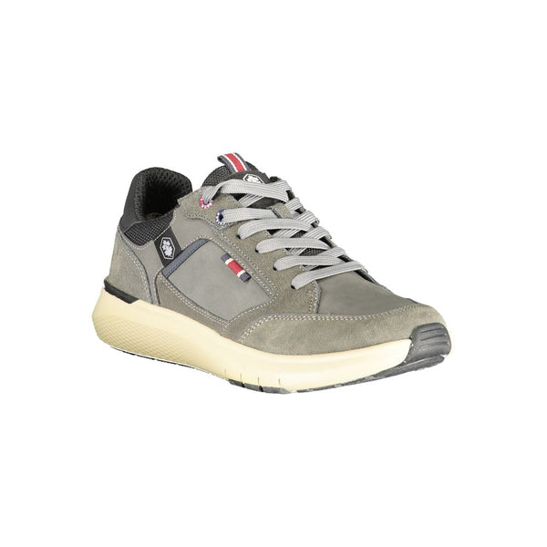 Grauer Polyester-Sneaker