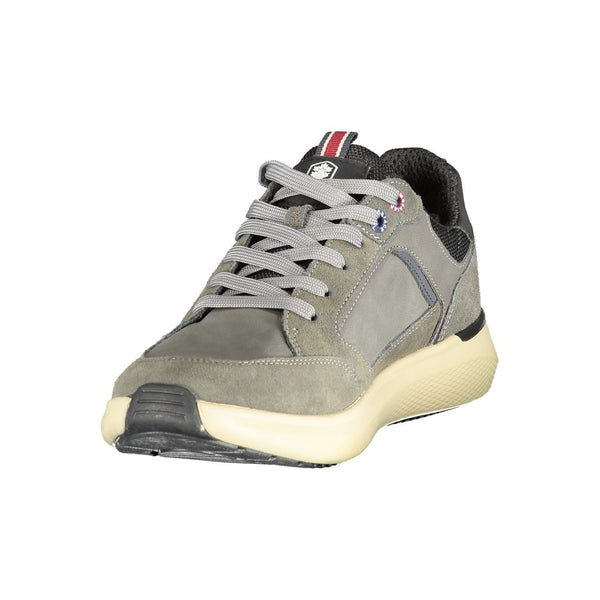 Grauer Polyester-Sneaker