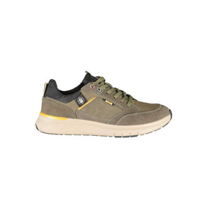 Grüner Polyester-Sneaker