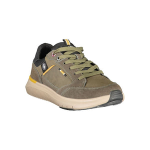 Grüner Polyester-Sneaker