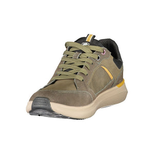 Grüner Polyester-Sneaker