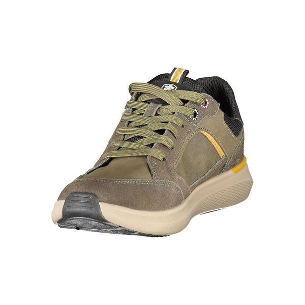 Grüner Polyester-Sneaker