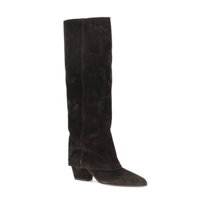 Braune Kalbshaut Bos Taurus Stiefel