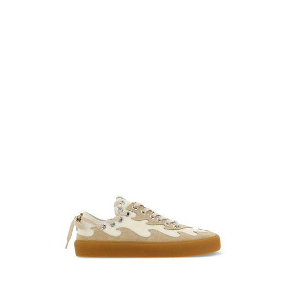 Braune Kalbsleder Bos Taurus Sneakers