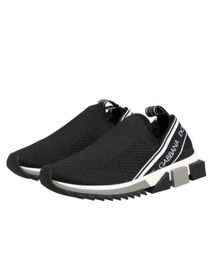 Schwarze Slip-On Sorrento Sneakers