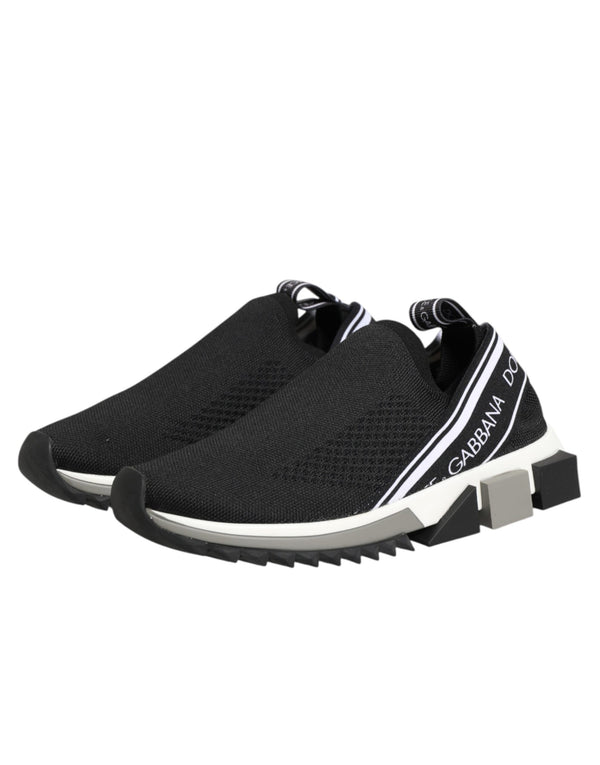 Schwarze Slip-On Sorrento Sneakers