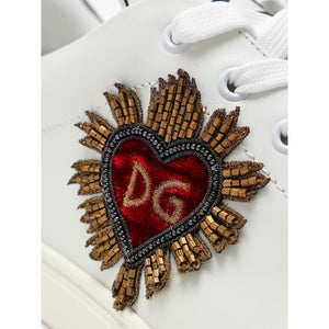 Weiße Sneaker aus Leder