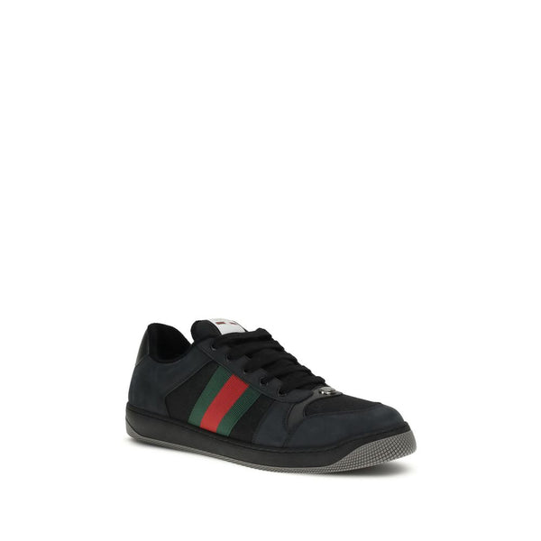 Schwarze Sneaker aus Kalbsleder Bos Taurus