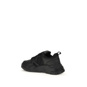 Schwarze Polyester-Sportschuhe