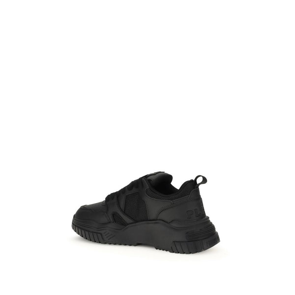 Schwarze Polyester-Sportschuhe