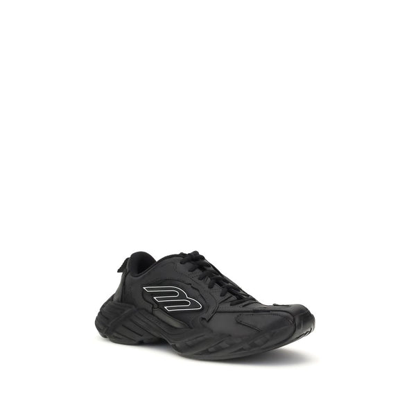 Schwarze Sneaker aus Kalbsleder Bos Taurus