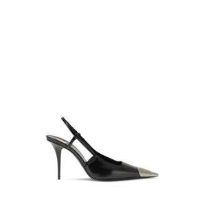 Schwarze Kalbsleder Bos Taurus High-Heel-Pumps