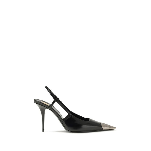 Schwarze Kalbsleder Bos Taurus High-Heel-Pumps
