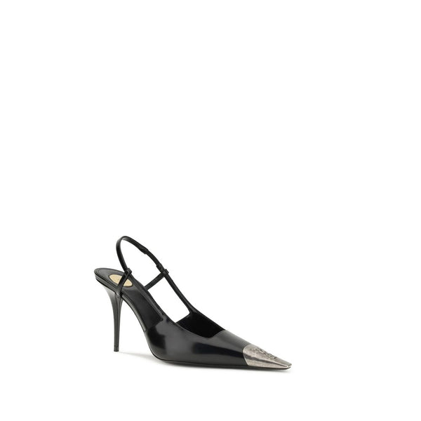 Schwarze Kalbsleder Bos Taurus High-Heel-Pumps