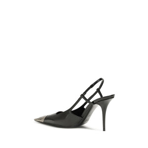 Schwarze Kalbsleder Bos Taurus High-Heel-Pumps