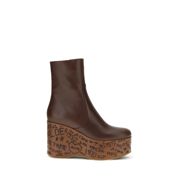 Braune Lederstiefel